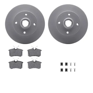 R1 Concepts WDUH1-74078 Carbon Series Brake Rotors W/ 5000 Oep Brake Pads & Hdw